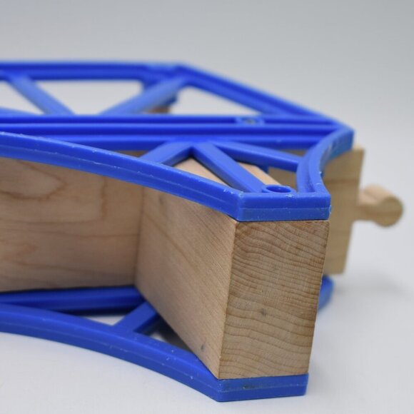 Sodor Bay BLUE BRIDGE - Thomas & Friends Wooden Railway 12" Used Good - Picture 12 of 12